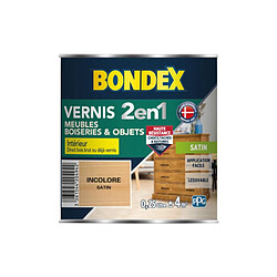 VERNIS INCOLORE SATIN 250ML BONDEX - 420494