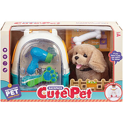 Caisse de transport et peluche chien A2502322