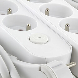 Lot de 2 blocs multiprises 4x16A + interrupteur - 1,5m - Chacon