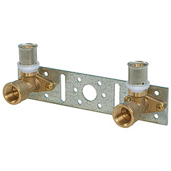 Support montage 2 appliques distance 153mm 20x2 3 4 COMISA 87.54.020