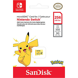 Acheter Carte mémoire micro SD Sandisk Nintendo Switch System Pokemon 256Go