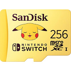 Carte mémoire micro SD Sandisk Nintendo Switch System Pokemon 256Go