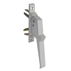 Poignée de crémone aluminium à 2 fourches fixation à vis ARGENTA 517102