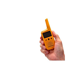Talkies-walkies MOTOROLA TALKABOUT T72 - Jaune - Portée 8 km - PMR446 - 16 canaux - 121 codes pas cher