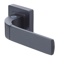 YALE - YPP7-B-PC Poignée de porte carré de 7 noir YALE - Modele Bologna - passage clé