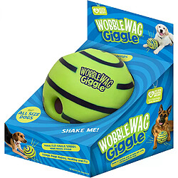 General Wobble Wag Giggle Glow Ball Jouet interactif pour chien Giggle Émet des sons amusants lorsqu'il est roulé ou secoué Les animaux le savent mieux Vu à la télévision~00070
