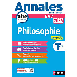 Philosophie terminale : bac 2026