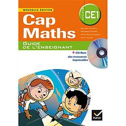 Cap maths, CE1, cycle 2 : guide de l'enseignant - Occasion