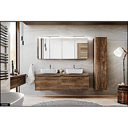 Acheter Otitec Armoire de salle de bain avec miroir - Gris