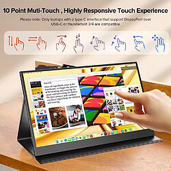 Écran portable Uperfect Monitor 15.6 pouce 2k 60hz Touche