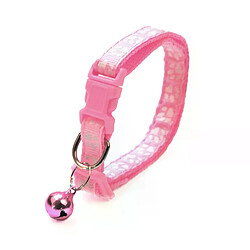 General Collier à clochette coloré et mignon, boucle réglable, accessoire pour chat, accessoire pour animaux de compagnie, collier personnalisé pour chaton, accessoire pour petit chien~00408