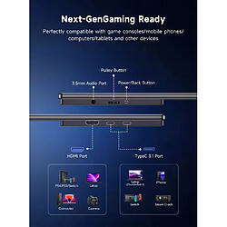 Écran portable Uperfect Monitor 23.8 pouce 2k 180hz Touche