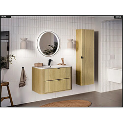 Otitec ensemble meuble salle de bain - Chêne pas cher