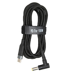 Autre Vue Câble de chargement PD Type-C pour ordinateur portable de 1,5 m
