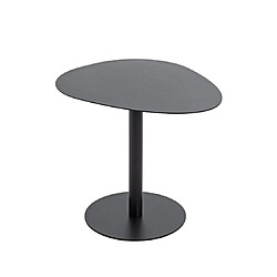 Pegane Table d'appoint métal - Noir