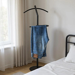 Pegane Valet de nuit métal - Noir