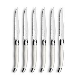 Amefa Rustic - Coffret 6 couteaux steak Perle