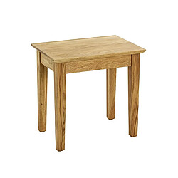 Pegane Table d'appoint - Chêne