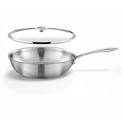 Cuisinox Gourmet - Set 1 wok 28cm inox avec couvercle