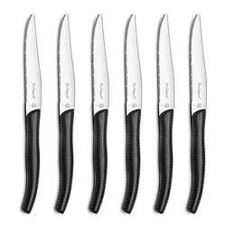 Amefa Sky - Bloc 6 couteaux steak Noir
