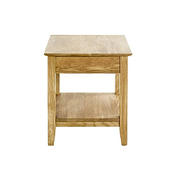 Acheter Pegane Table d'appoint carrée - Chêne