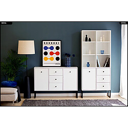 Avis Otitec Commode 5 tiroirs - Blanc mat