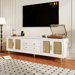 Okwish Meuble TV moderne - Blanc