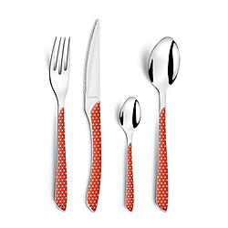 Amefa Eclat Geo Rouge & Blanc - Ménagère 24 pièces