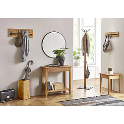 Pegane Table d'appoint - Chêne