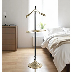 Pegane Valet de nuit métal - Noir