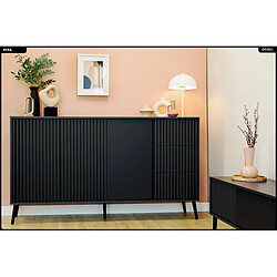 Otitec Commode design chambre adulte - Noir mat