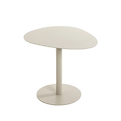 Pegane Table d'appoint en métal - Gris