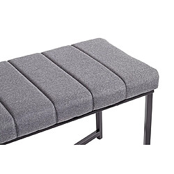 Acheter Pegane Banc rembourré 2 places - Gris