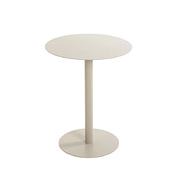 Pegane Table d'appoint ronde - Gris