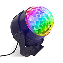 ZMH Boule Disco LED – Contrôle Musical USB Rotation 360° 7 Couleurs Rgb Pour Fêtes Ou Salon