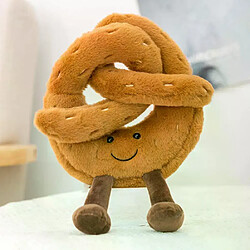 General Nouveau jouet de dentition en peluche mignon pain grillé bretzel baguette croissant jouet couineur interactif cadeau d'anniversaire pour enfants~07438