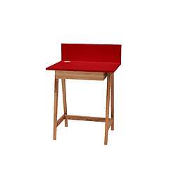 Ragaba Bureau d'appoint avec tiroir - Rouge