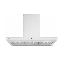 Hotte décorative murale 90cm 465m3/h blanc - SHB4973W - SAUTER