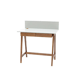 Ragaba Bureau d'appoint 2 tiroirs - Blanc