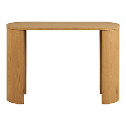 EPIKASA Table Console Bibione, Marron, MDF, 38x114x75 cm