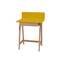 Ragaba Bureau d'appoint avec tiroir - Jaune