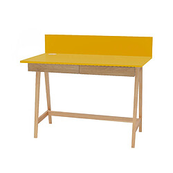 Ragaba Bureau Luka 2 tiroirs - Jaune