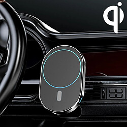 Chargeur Sans Fil Voiture 15W Puissant Et Sécurisé Pour Une Charge Rapide Noir YONIS