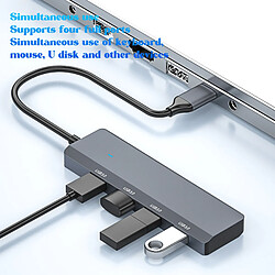 Autre vue Hub USB C 4 ports USB 3.0