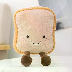 General Nouveau jouet de dentition en peluche mignon pain grillé bretzel baguette croissant jouet couineur interactif cadeau d'anniversaire pour enfants~07170