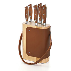 Sabatier Trompette Ryokan - Bloc avec 5 couteaux de cuisine