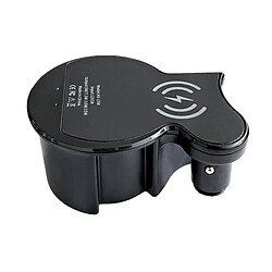 Chargeur Sans Fil Voiture 15W Portatif Sécurisé Pour Smartphones Conduite Facile YONIS