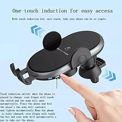 Acheter Chargeur Sans Fil Voiture Support Téléphone Induction Rapide 10W Technologie Lentille YONIS