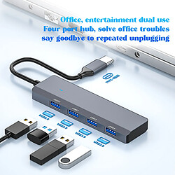 Avis Autre vue Hub USB C - 4 ports USB 3.0