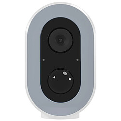 Camera De Surveillance HD Etanche Avec Vision Nocturne Et Batterie Longue Durée Blanc YONIS